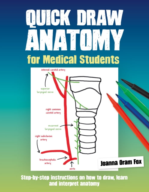 Book cover of: Quick Draw Anatomy for Medical Students. By: Joanna Oram Fox