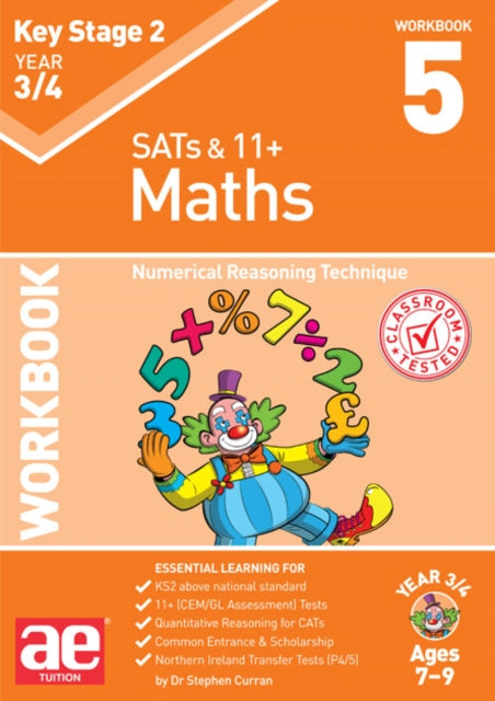 Book cover of: KS2 Maths Year 3/4 Workbook 5