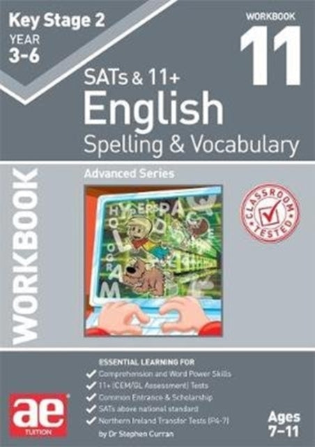 Book cover of: KS2 Spelling & Vocabulary Workbook 11