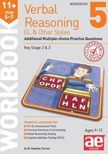 Book cover of: 11+ Verbal Reasoning Year 5-7 GL & Other Styles Workbook 5