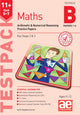 Book cover of: 11+ Maths Year 5-7 Testpack B Practice Papers 1-4