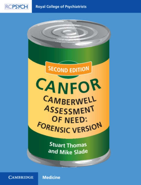 Book cover of: Camberwell Assessment of Need: Forensic Version. By: Stuart Thomas