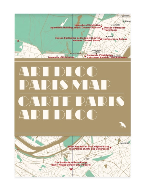 Book cover of: Art Deco Paris Map / Carte Paris Art Deco