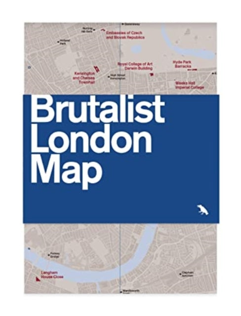 Book cover of: Brutalist London Map