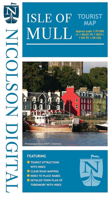 Nicolson Digital Isle of Mull Tourist Map