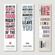 Book cover of: Dylan Thomas Bookmarks Pack 1