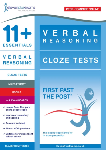 Book cover of: 11+ Essentials Verbal Reasoning: Cloze Tests Book 3