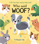 Book cover of: Who Said Woof?. By: Yi-Hsuan Wu