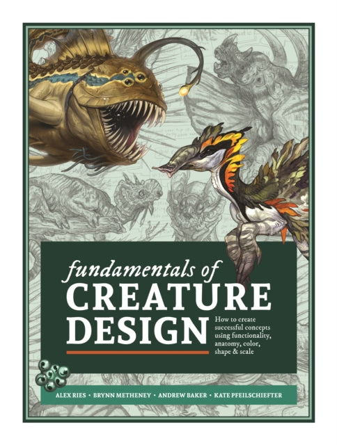 Book cover of: Fundamentals of Creature Design. By: 3DTotal Publishing
