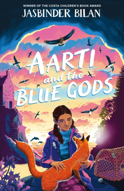Book cover of: Aarti & the Blue Gods. By: Jasbinder Bilan