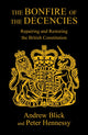 Book cover of: Bonfire of the Decencies. By: Andrew Blick