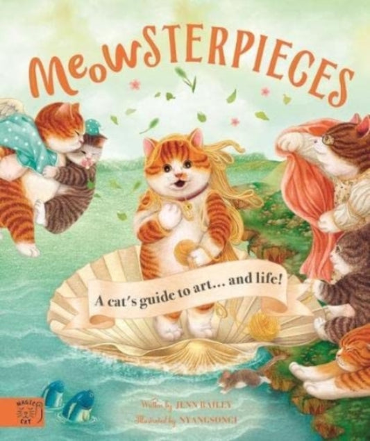Book cover of: Meowsterpieces. By: Jenn Bailey