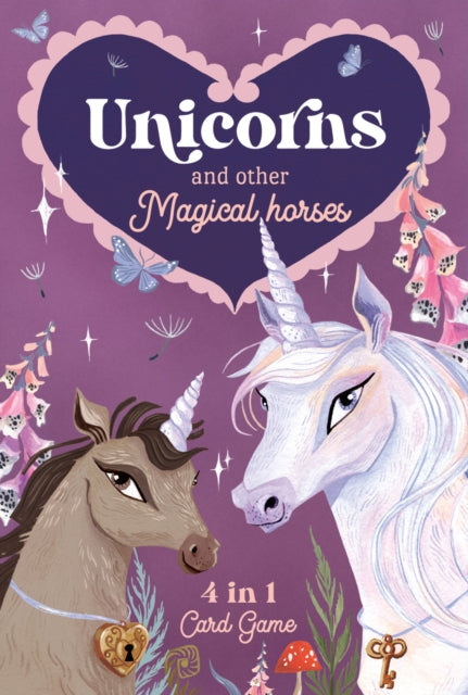 Book cover of: Unicorns & Other Magical Horses: 4 in 1 Card Game