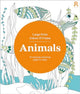 Book cover of: Large Print Colour & Frame - Animals