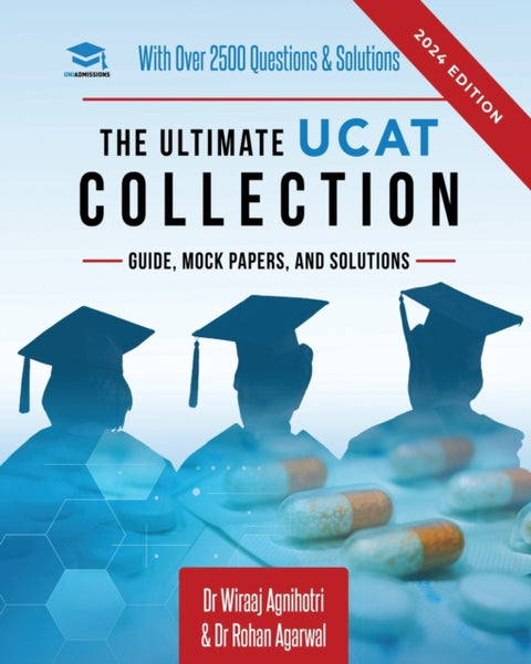 Ultimate UCAT Collection, New Edition with over 2500 questions and solutions. UCAT Guide, Mock Papers, And Solutions. Free UCAT crash course!