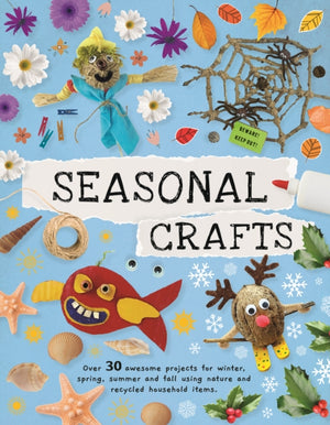 Seasonal Crafts, Over 30 inspirational projects for winter, spring, summer and autumn using nature finds, recycling and your craft box!