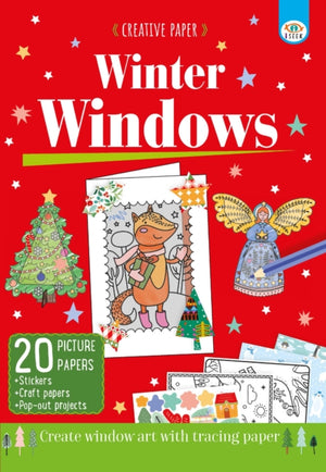 Creative Paper: Winter Windows, Creative window art with tracing paper