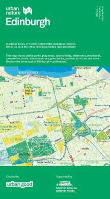 Book cover of: Urban Nature Edinburgh Map