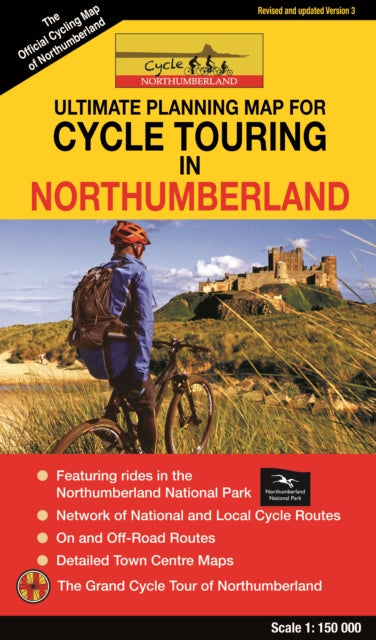 Book cover of: Cycle Touring Map of Northumberland - REV.3