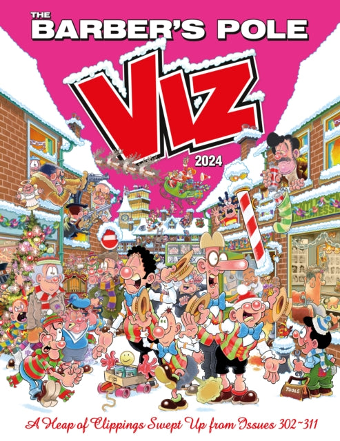 Book cover of: Viz Annual 2024: The Barber's Pole. By: "Viz"