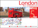 Book cover of: London Bus and Underground PopOut Map