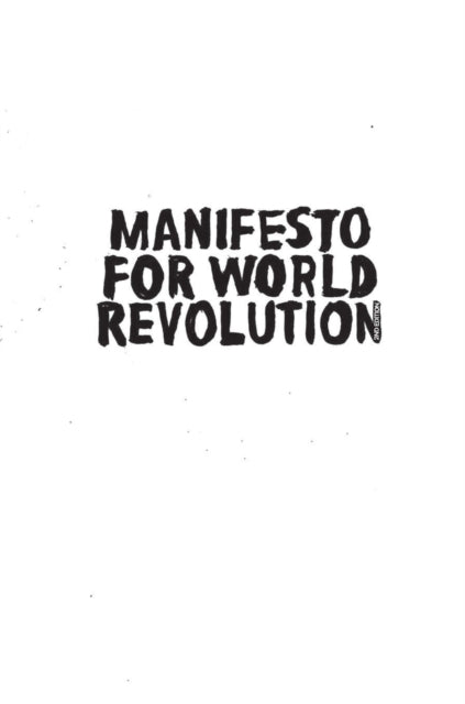 Book cover of: Manifesto for World Revolution 2nd edition. By: Bruce Grierson
