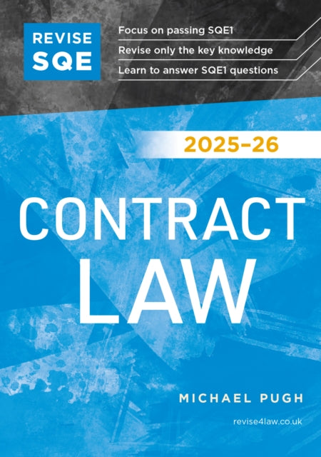 Book cover of: Revise SQE Contract Law 2025/26