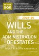 Book cover of: Revise SQE Wills and the Administration of Estates 2025/26