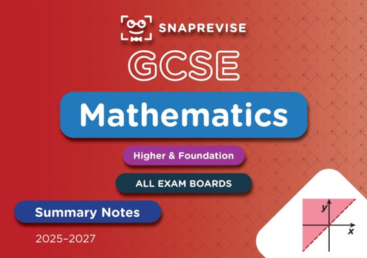 Book cover of: SnapRevise GCSE Maths Summary Notes