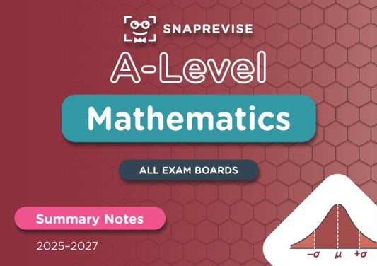 Book cover of: SnapRevise A-Level Maths Summary Notes