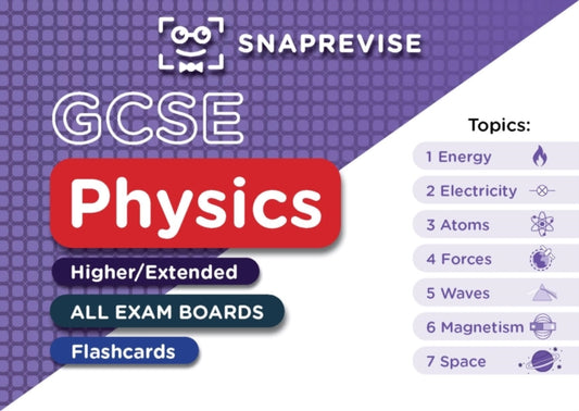 Book cover of: SnapRevise GCSE Physics Flashcards