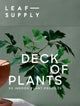 Book cover of: Leaf Supply Deck of Plants. By: Lauren Camilleri