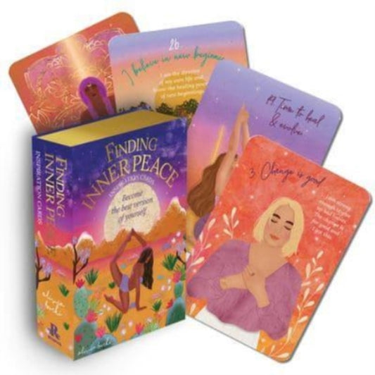 Book cover of: Finding Inner Peace Inspiration Cards. By: Olivia Burki
