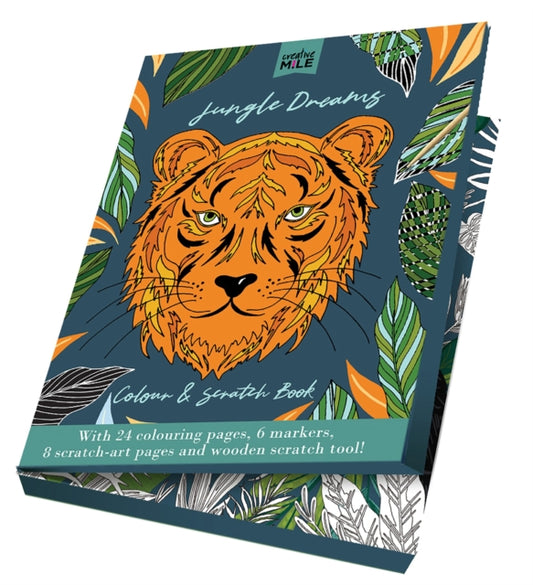Jungle Dreams Colour and Scratch Book