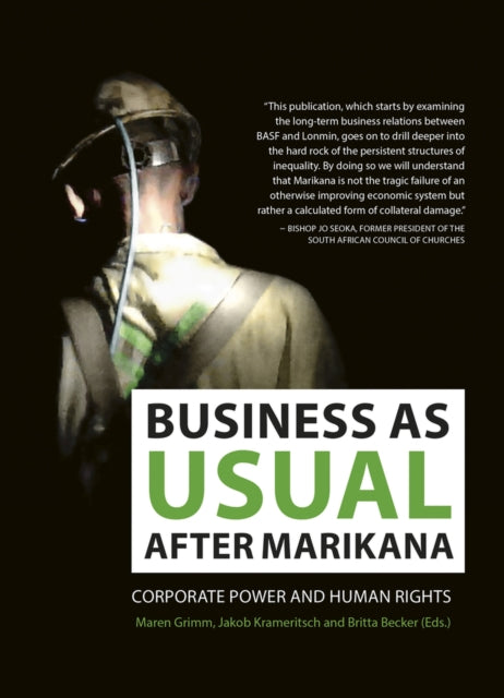Book cover of: Business as usual after Marikana. By: Maren Grimm