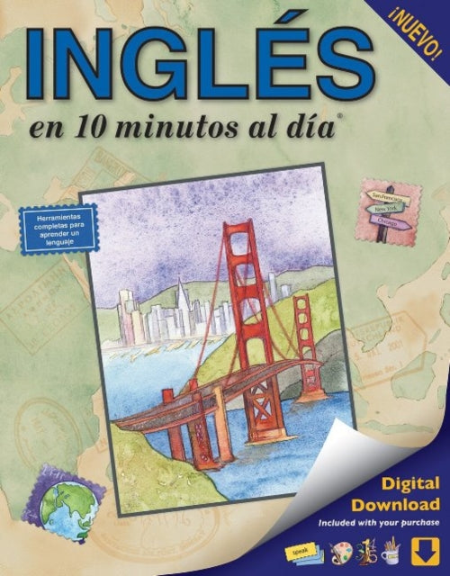 Book cover of: INGLES en 10 minutos al dia. By: Kristine K. Kershul