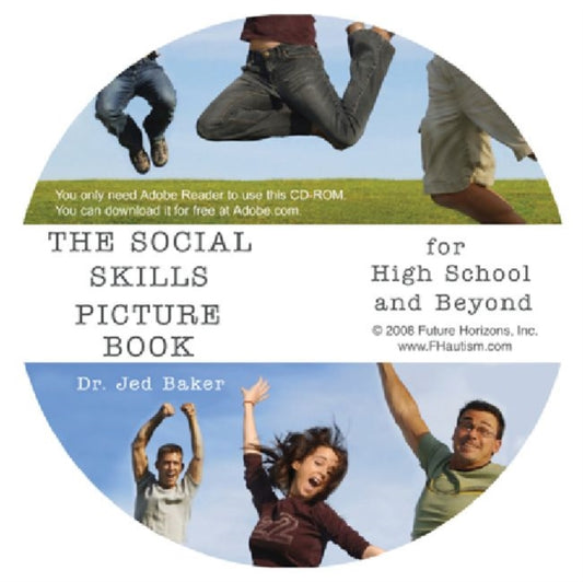 Book cover of: Social Skills Picture Book for High School and Beyond. By: Jed Baker