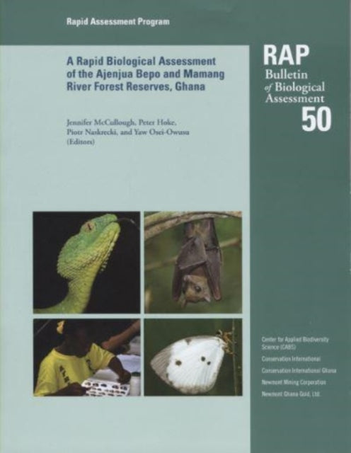 Book cover of: Rapid Biological Assessment of the Konashen Community Owned Conservation Area, Southern Guyana. By: Leeanne E. Alonso