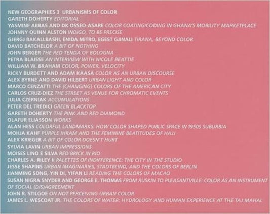 Book cover of: New Geographies, 3