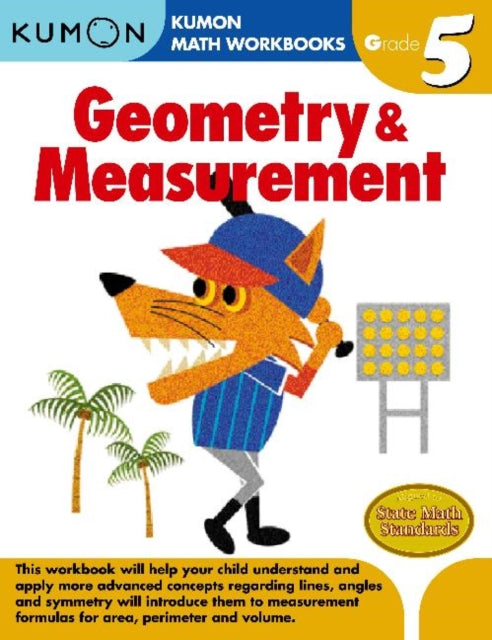 Book cover of: Kumon Grade 5 Geometry and Measurement