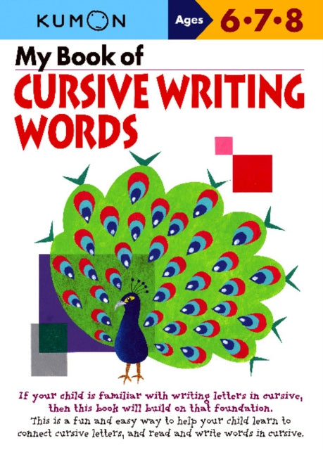 Book cover of: Kumon My Book of Cursive Writing Words