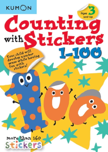 Book cover of: Kumon Counting With Stickers 1-100. By: Kumon Publishing North America
