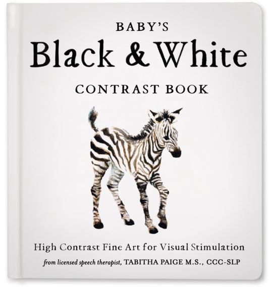 Book cover of: Baby's Black and White Contrast Book. By: Tabitha Paige