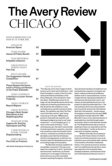 Book cover of: Avery Review – Chicago. By: The Avery Review