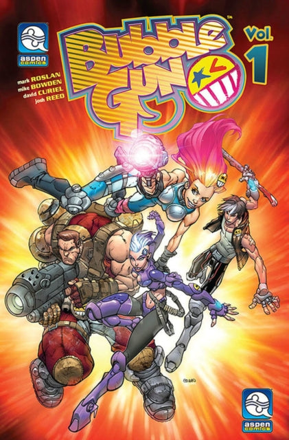 Book cover of: BubbleGun Volume 1. By: Mark Roslan