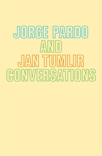 Book cover of: Jorge Pardo & Jan Tumlir: Conversations. By: Jorge Pardo
