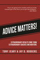 Book cover of: Advice Matters. By: Jeary, Tony, Rogers, Jay D.