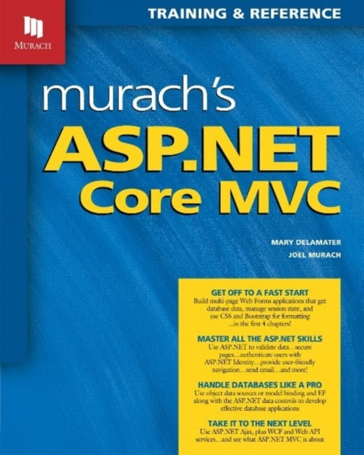 Book cover of: Murach's ASP.NET Core MVC. By: Joel Murach