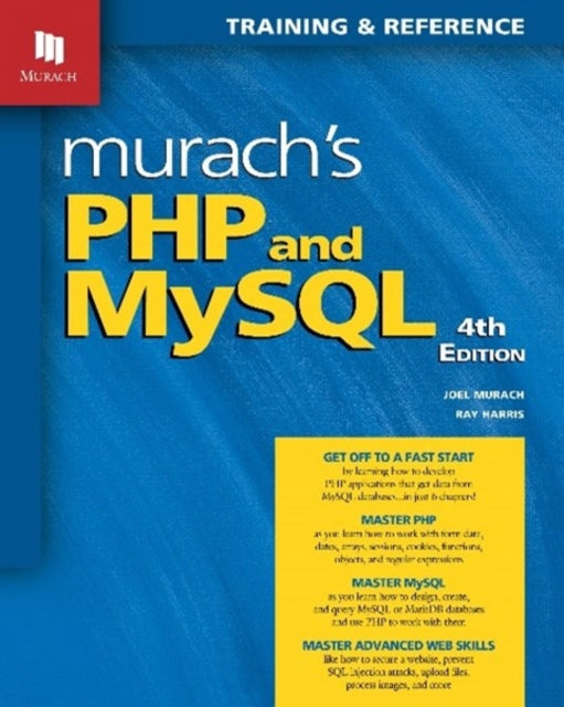 Book cover of: Murach's PHP and MySQL (4th Edition). By: Joel Murach