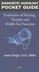 Book cover of: Diagnostic Audiology Pocket Guide. By: James Steiger